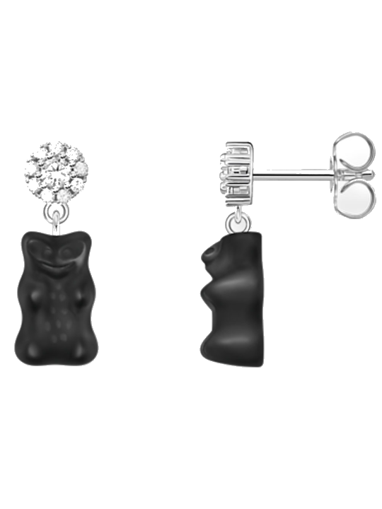 Thomas Sabo H2330-052-11 Ohrstecker mit schwarzen Goldbären silber Damen