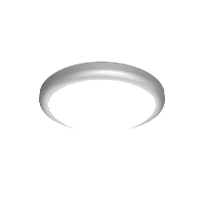 "WLAN LED-Deckenleuchte ""Design"", Sprach- und App-Steuerung, dimmbar, Metall (00176560)"