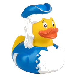 Schnabels® Bade-Ente Funkenmariechen, gelb/blau