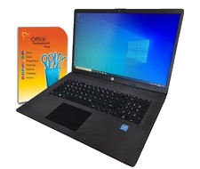 HP Notebook 17,3 Zoll Intel 4x 3,7Ghz 8GB RAM 512GB SSD Win11 Pro Office 2024