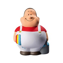 Herr Bert® Anti-Stress-Figuren Maler Bert, weiß