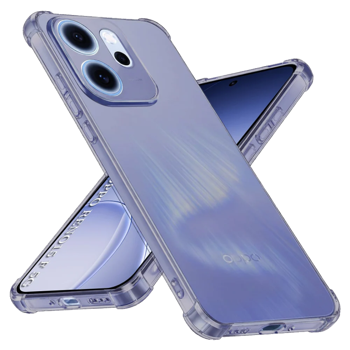 Hülle für Oppo Reno15 FS / Reno15 F, Techsuit, stoßfest klar, rauchfarben