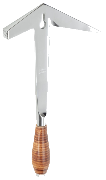 PICARD Schieferhammer 700g für Rechtshänder verchromt mit Ledergriff Nr. 207 R | Gravur möglich