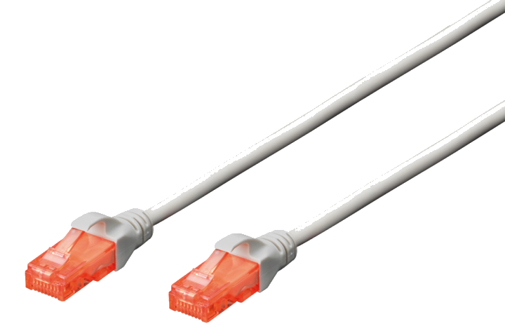 Digitus Patch-Kabel RJ-45 (M) zu RJ-45 (M) 25m Kupfer U/UTP Cat 6 grau (DK-1617-250)