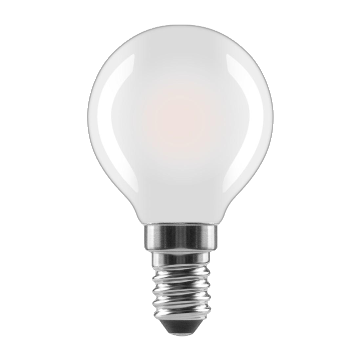 LED-Filament, E14, 470lm ersetzt 40W, Tropfenl., Warmweiß, Matt, RA90, dimm (00112852)