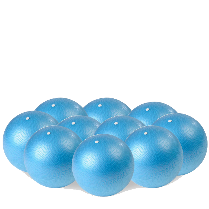 10er Pack Gymnic Overbälle, 23cm Ø