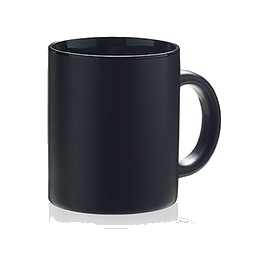 Oxford Kaffeebecher mattschwarz/schwarz