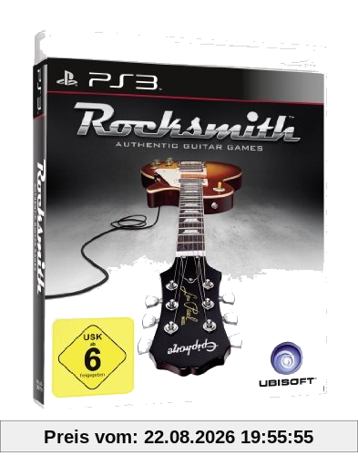 Rocksmith - Authentic Guitar Games (ohne Kabel) - [PlayStation 3]