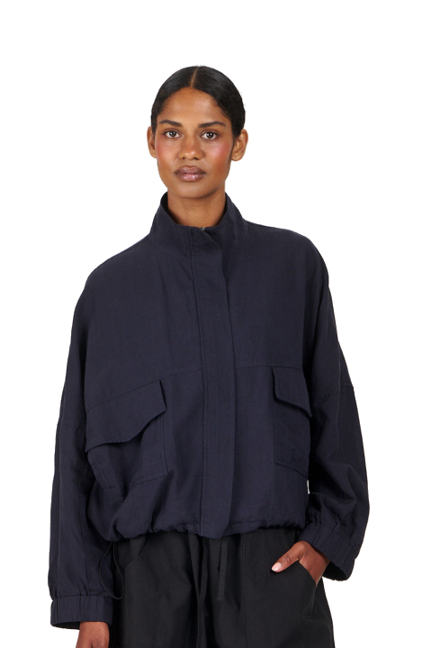 Komodo Tencel-Leinen Blouson-Jacke Modell: Koko