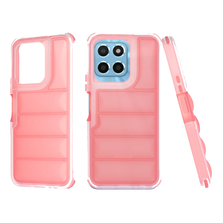 Hülle für Honor X6b / X6a / 70 Lite / X6 / X8 5G, Techsuit, Wave Shield, Rot