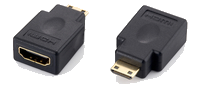 Equip 118914 Kabeladapter HDMI A HDMI C Schwarz