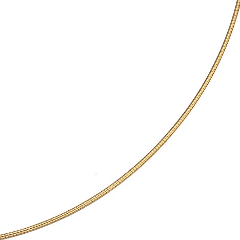 Halsreif 333 Gelbgold 1 5 mm 42 cm Gold Kette Halskette Goldhalsreif Karabiner