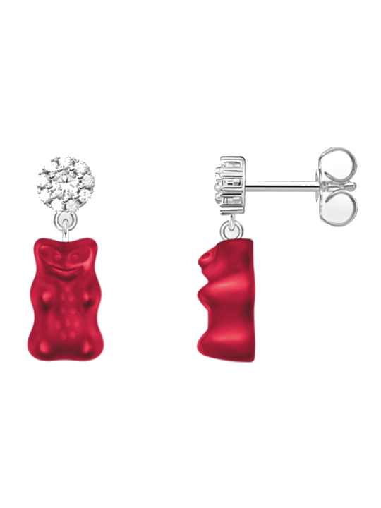 Thomas Sabo H2330-052-10 Ohrstecker mit roten Goldbären silber Damen