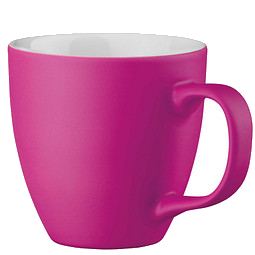 Porzellantasse Lorena, 450 ml, rosa