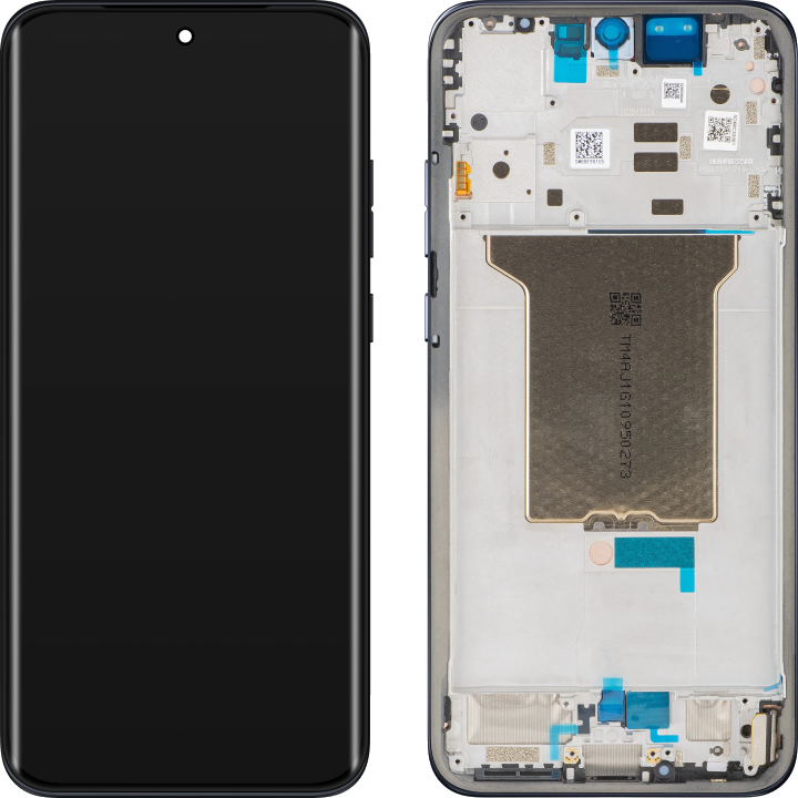 Display mit Touchscreen Motorola Edge 70 Fusion, mit Rahmen, Marineblau (Pantone Silhouette), Service Pack 5D68C32061