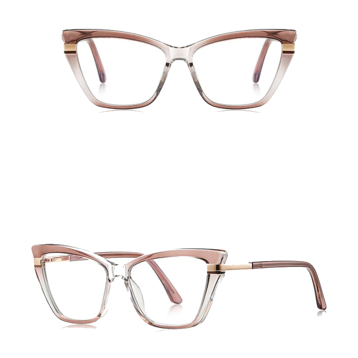 Damen Computerbrille Techsuit 2271, Anti-Blue Light, Hellbraun