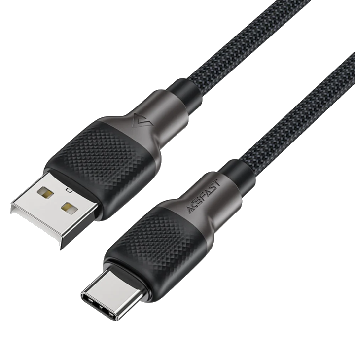 Daten- und Ladekabel USB-A - USB-C Acefast C10-04, 18W, 1,2m, Schwarz