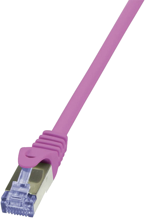 Logilink Patchkabel CAT6A S/FTP AWG26 PIMF 2,00m pink