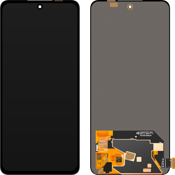 Display mit MP Touchscreen kompatibel mit Oppo F27 / K12x / K13 / Reno12 F / Reno12 F 4G / Reno13 F / Reno13 F 4G, OLED-Version