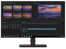 Lenovo P27h-20 27" IPS 2560x1440 WQHD 60Hz 4 ms DisplayPort HDMI USB-Hub A-Ware