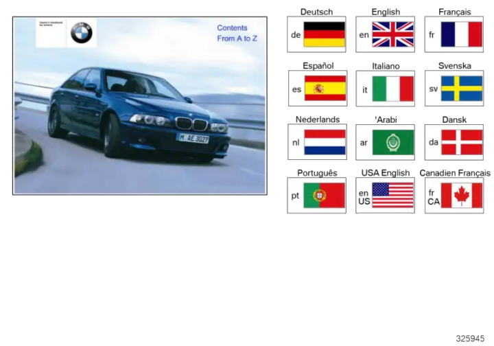 BMW Betriebsanleitung Deutsch M5 E39 01400155064 - Bildposition 0