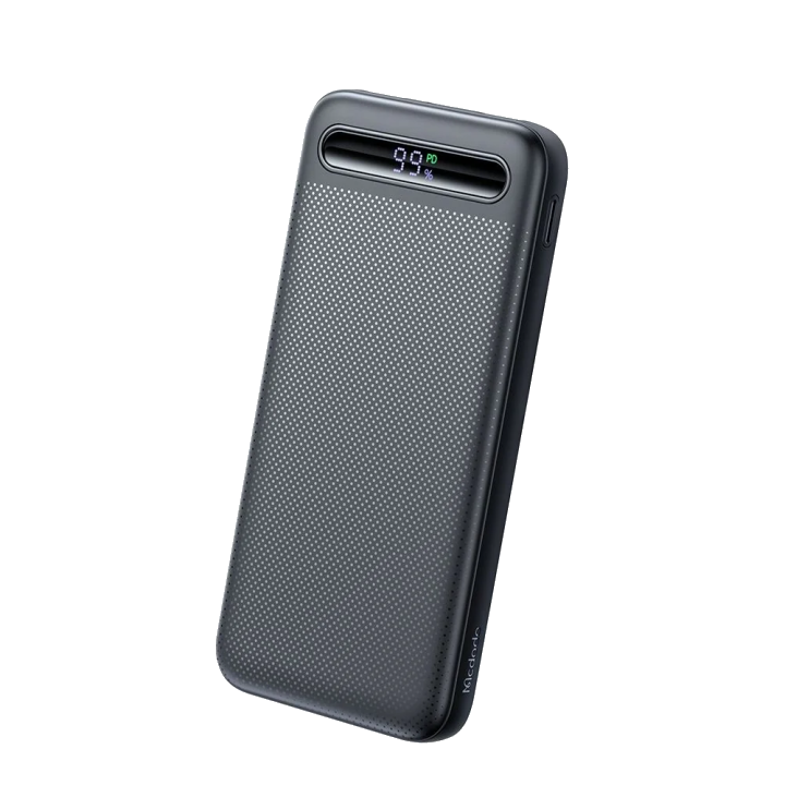 Externer Akku McDodo MC-3881 Star, 10000mAh, 22.5W, QC + PD, 2 x USB-A - 1 x USB-C, Schwarz