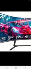 Gawfolk 27 zoll gebogener gaming monitor