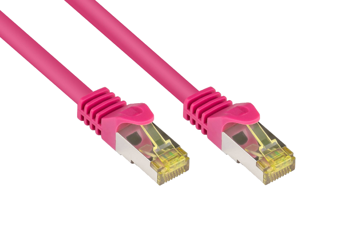 Good Connections Patchkabel m. Cat.7 Rohk. magenta 2m
