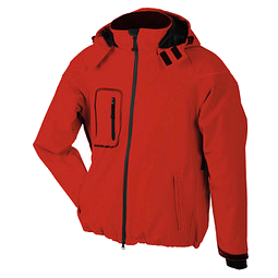 JAMES & NICHOLSON Herren Softshell-Jacke, rot, XXL
