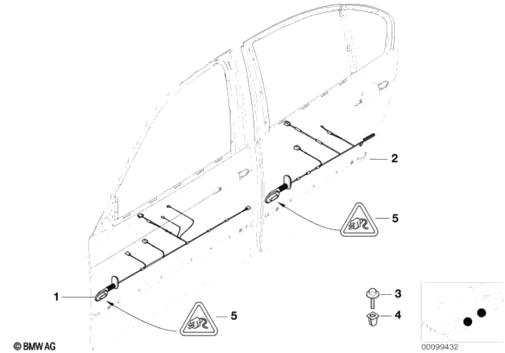 BMW Kabelsatz Fahrerseite 61126935983 - Bildposition 01