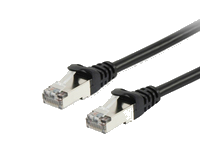 Equip Cat.6 S/FTP Patchkabel, 1.5m, Schwarz