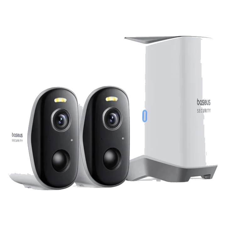 Baseus N1 Plus Überwachungskamera, Wi-Fi, 2K, IP67, Außenbereich, Set 2 Stück S0TY002131