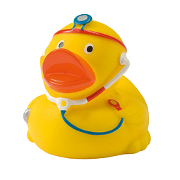 Schnabels® Bade-Ente Doktor, gelb