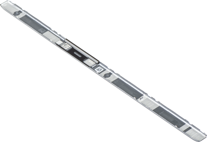 Scharnierabdeckung Huawei Mate X7, Grau, Service Pack 51671380