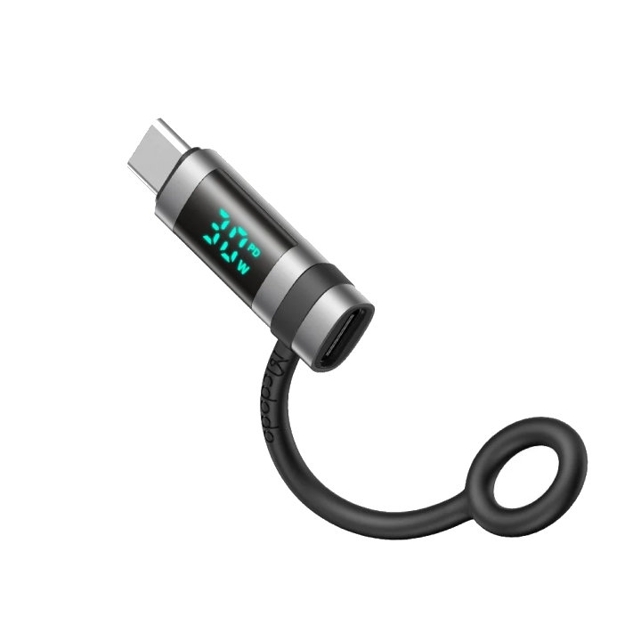 Daten- und Ladeadapter Lightning - USB-C McDodo OT-0180 Pigeon Display, Schwarz