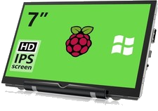 HAMTYSAN 7 Zoll Monitor HDMI LCD Display 1024x600 Raspberry PC CCTV