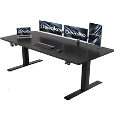 Schreibtisch Computertisch Höhenverstellbarer 180x80cm Elektrisch Memory 2 Höhen
