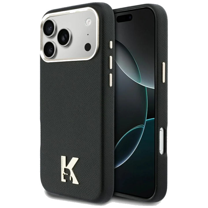 MagSafe Hülle für Apple iPhone 17 Pro Max, Karl Lagerfeld, Karl Head Logo, Schwarz