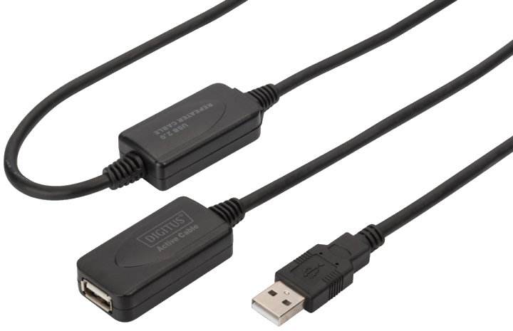 Digitus Aktives USB 2.0 Verlängerungskabel, 20 m