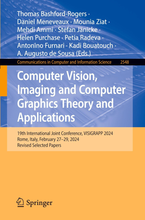 Computer Vision Imaging and Computer Graphics Theory and Applications