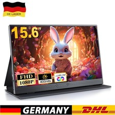 15,6-Zoll tragbarer Monitor mit USB-C & HDMI | 1080P FHD | VESA kompatibel