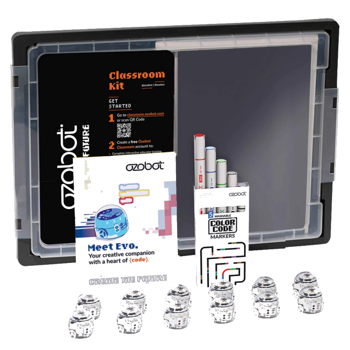 Ozobot Evo „Klassen-Set", 12 Stück