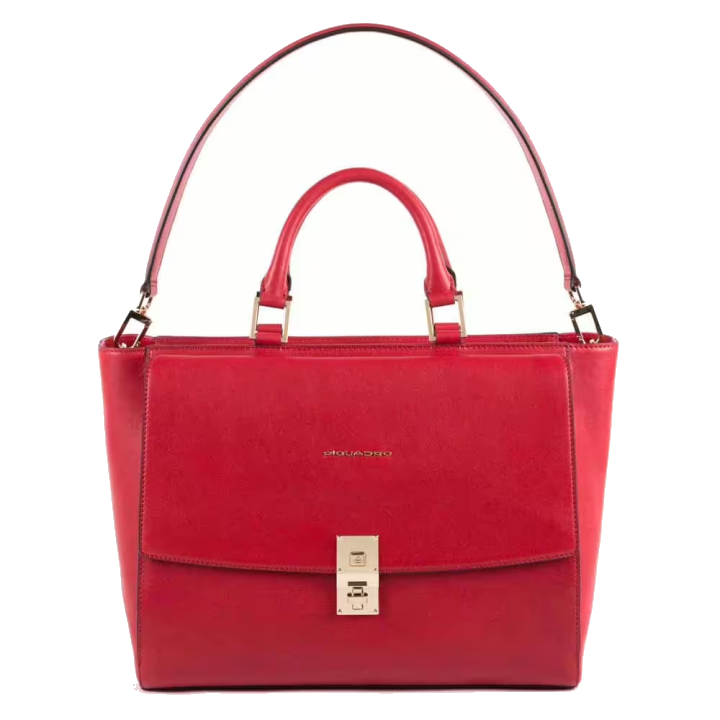 Piquadro DF Damenlaptoptasche für 13,3" Notebook un iPad Pro 12.9" rot