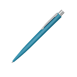 uma® Metall-Druckkugelschreiber Lumos Gum, blaue Mine, hellblau