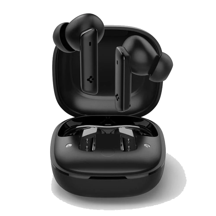 Handsfree Bluetooth Spigen SA2402, TWS, ANC, Schwarz ASD07888