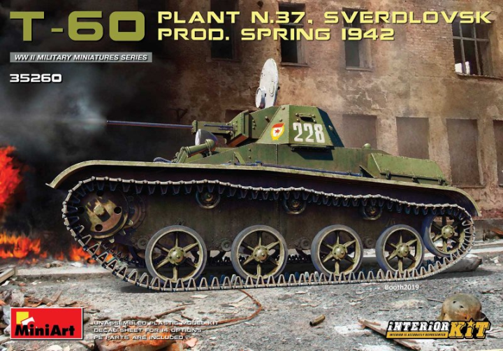 T-60 (Plant No.37,Sverdlovsk) Prod.Spring 1942 - Interior Kit