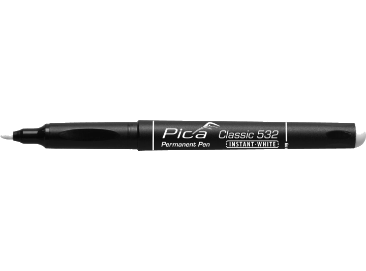 Pica Permanent Pen INSTANT WHITE 1-2mm Weiß