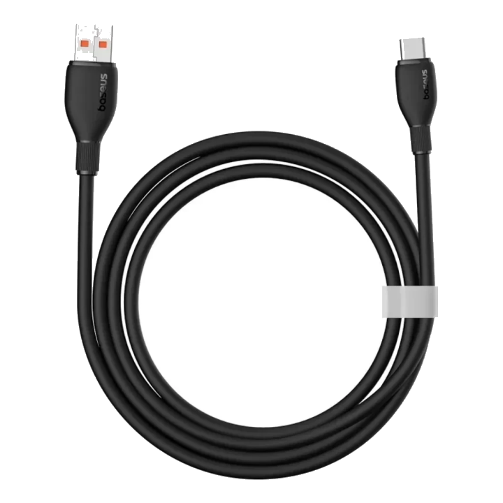 Daten- und Ladekabel USB-A - USB-C Baseus Pudding, 100W, 1.2m, Schwarz P10355703111-00