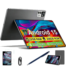 2026 Neuestes Tablet 22GB RAM 256GB ROM 10 Zoll Android15 Tablet 5GWiFi 8000mAh