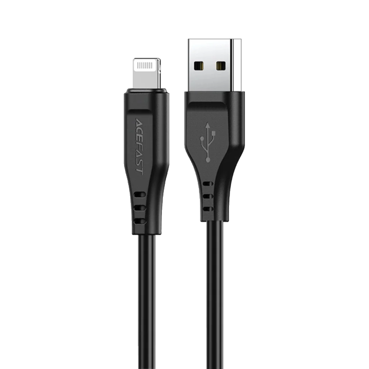 Daten- und Ladekabel USB-A - Lightning Acefast C3-02, 18W, 1,2m, Schwarz